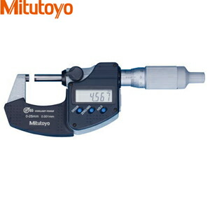 ミツトヨ(Mitutoyo) MDC-25PXT(293-244-30) デジマチッククーラントプルーフマイクロメータ 測定データ出力機能無し 測定範囲：0～25mm