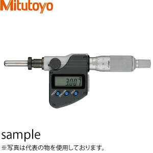 ミツトヨ(Mitutoyo) MHN4-25MX(350-254-30) デジマチックマイクロメータヘッド 回転式 ナット付ステム 測定範囲