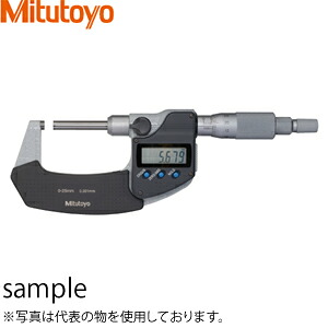 ミツトヨ(Mitutoyo) OMV-25MX(406-250-30) デジマチック直進式外側マイクロメータ 測定範囲：0～25mm