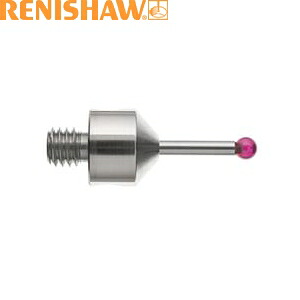 レニショー A-5003-5208 スタイラス ストレート M5 φ3mm ルビー球 超硬軸 長さ20mm EWL11mm[法人限定]