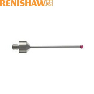 レニショー A-5003-5234 スタイラス ストレート M5 φ3mm ルビー球 超硬軸 長さ50mm EWL41mm[法人限定]