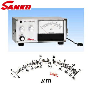 サンコウ電子(SANKO) 日本製 SL-200E 電磁式膜厚計 アナログタイプ 【受注生産品】