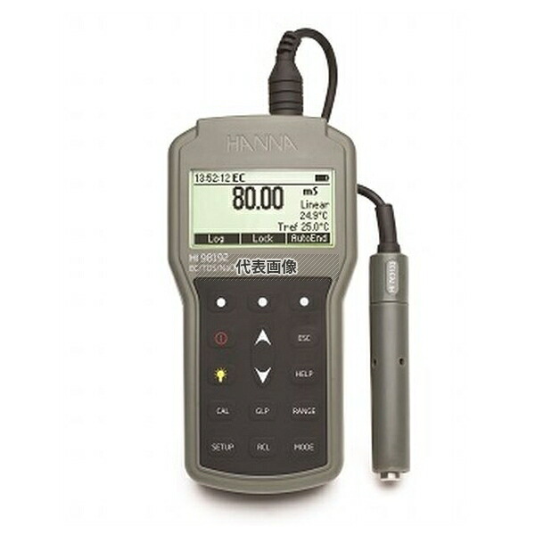 ハンナ インスツルメンツ・ジャパン ポータブル型 EC/TDS/抵抗率/塩分/℃計 HI 98192|セミプロDIY店ファースト
