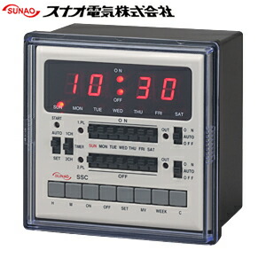 楽天市場 スナオ電気 Ssc 916m カレンダータイマー パネル埋込型 2ch型 セミプロｄｉｙ店ファースト