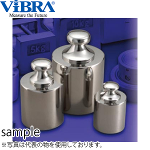 新光電子 (ViBRA) 増おもり分銅 (黄銅クロムメッキ） (F2級） 【500g