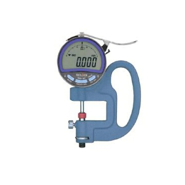 テクロック デジタルシックネスゲ-ジ 最小表示量(mm)0.001 測定力(N)1.5以下 SMD-565A