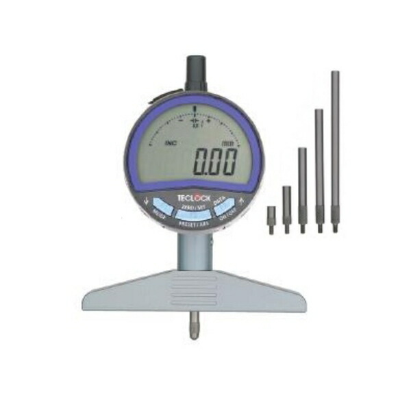 テクロック デジタルデプスゲージ 最小表示量0.01mm Φ3.2鋼球測定子タイプ DMD-215A 29,658円