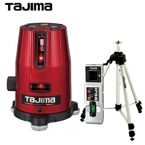 タジマ レーザー墨出し器 ZERO-TYSET 受光器・三脚付セット