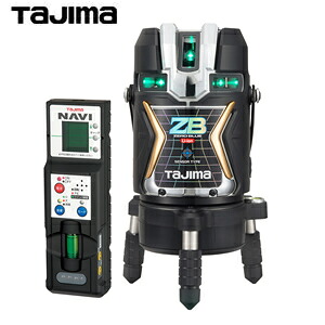 タジマ　ブルーグリーンレーザー墨出し器　ZEROBLSN-KJC [ゼロブルーKJC] NAVI ZERO BLUEセンサーリチウム-KJC