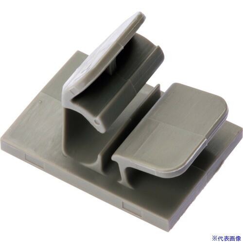 ■PANDUIT コードクリップ 押し込み固定 テレホングレー 14.7×23.9×H14.5mm LWC38H25C14(1005743)×10[送料別途お見積り][法人限定][掲外取寄]