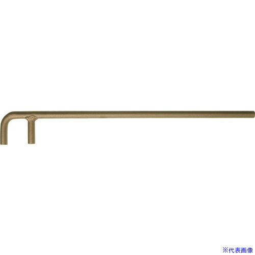 ■Ampcoスイス 防爆バルブハンドル 円型 開口30mm 高さ56mm 軸幅13mm 全長300mm CX0300B(1026440)