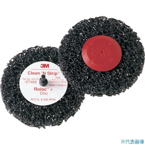 ■3M ロロック CNSディスク 100mm 7466(1037314)×10[送料別途お見積り][法人限定][掲外取寄]
