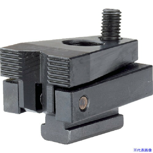 ■HALDER ダウンホールドクランプ レバー無し V溝付口金 23210.0522(1057205)[送料別途お見積り][法人限定][掲外取寄]