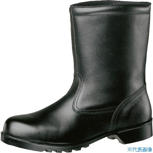 ■ミドリ安全 静電ゴム底安全靴 半長靴 V2400N静電 25.5cm V2400NS25.5(1057615)