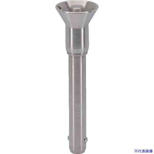 ■HALDER ボールロックピン セルフロッキング保護グリップ付 ステンレス鋼 22340.1099(1061907)[送料別途お見積り][法人限定][掲外取寄]