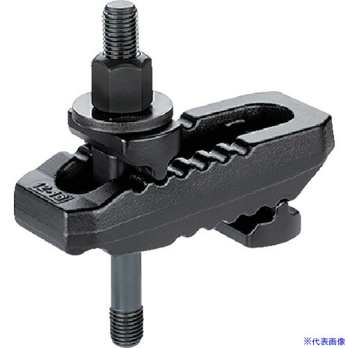 ■HALDER ストラップ 溝付 スタッドボルト付 ネジ部M24 23185.0225(1079401)[送料別途お見積り][法人限定][掲外取寄]
