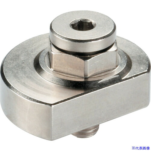 ■HALDER カムクランプ クランプレバー形 ステンレス鋼、ニッケルメッキ 23410.0151(1080003)[送料別途お見積り][法人限定][掲外取寄]