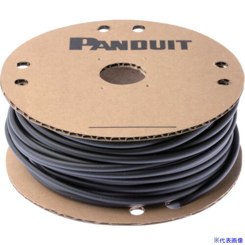 ■PANDUIT 熱収縮チューブ 標準・長尺タイプ 黒 30.5m巻 収縮前内径12.7mm HSTT50C(1083206)