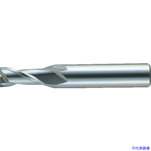 ■三菱K 2枚刃汎用 ハイススクエアエンドミルショット刃長(S)20mm 2SSD2000(1101684)｜セミプロＤＩＹ店ファースト 7,757円