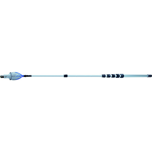 ■DENSAN アルミポール 6m(7段) DLCAP60S(1114846)[送料別途お見積り][法人限定]