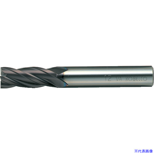 ■三菱K 4枚刃バイオレット ハイススクエアエンドミルミディアム刃長(M)11mm VA4MCD1100(1142496)|セミプロDIY店ファースト