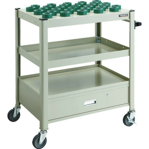 ■TRUSCO TCW型ツーリングワゴン HSK40A専用 30個 引出し付 NG色 TCWTF02DANG(1148804)[法人限定][直送元]