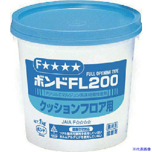 ■コニシ ボンドFL200 1kg(ポリ缶) #40427 FL2001(1172340)×18[送料別途見積り][法人・事業所限定][掲外取寄]