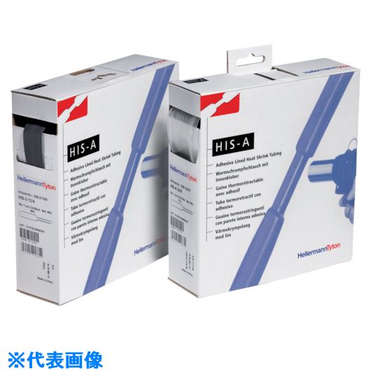 ■TYTON 熱収縮チューブ HIS-Aシリーズ (接着剤付き) HISA248BK(1180186)[送料別途お見積り][法人限定][掲外取寄]