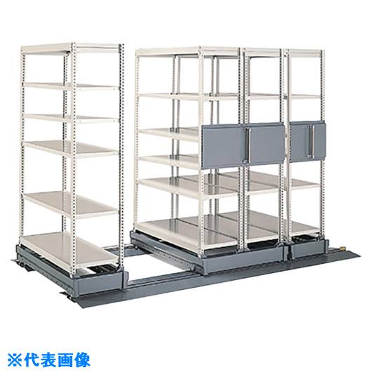 ■NAIKI 手動式移動ラック W1010&times;D624&times;H2245 NSMK7366SK(1186579)[送料別途お見積り][法人限定][外直送]｜セミプロＤＩＹ店ファースト