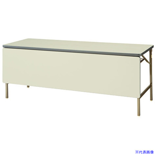■NAIKI 折りたたみテーブル1800X600X700 KMJ1860BPTWH(1191857)[送料別途お見積り][法人限定][外直送]