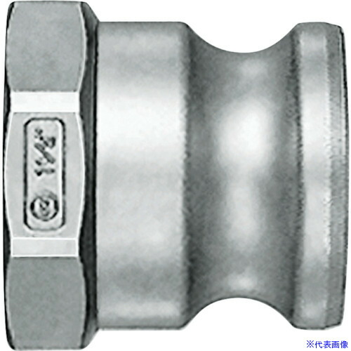 ■日東 レバーロックカプラ(おねじ取付用) ステンレス 相手側取付サイズR1 1/4インチ(79805) LA10TPFSUS(1207121) 8,083円