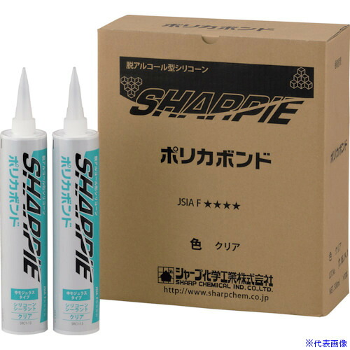 ■シャープ シーリング剤 シャーピー ポリカボンド 300ml SRC113(1233330)×10[送料別途お見積り][法人限定][外直送]