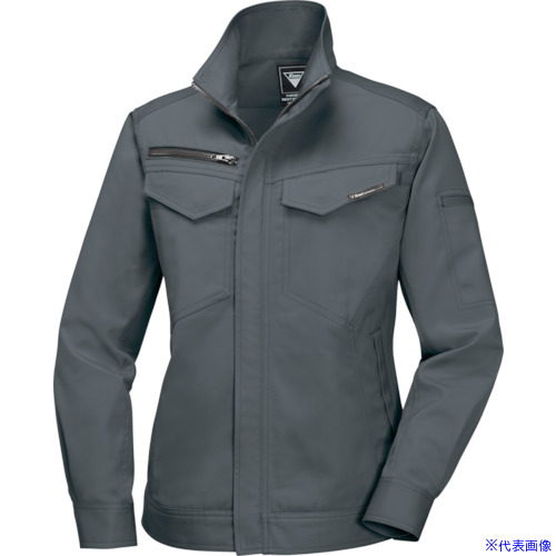 ■XEBEC レディス長袖ブルゾン1698－25－15 チャコールグレー 16982515(1233449)[送料別途お見積り][法人限定][掲外取寄]