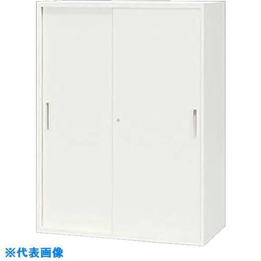 ■NAIKI 収納庫 CWS型 スチール引違い書庫(2枚扉) 800&times;400&times;1200 CWS0812HWW(1233656)[送料別途お見積り][法人限定][外直送]｜セミプロＤＩＹ店ファースト