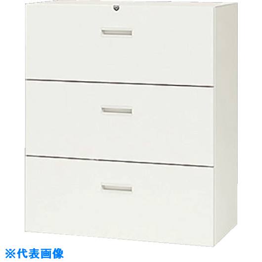 ■NAIKI CWL型 ファイル引出し(3段・下置用) W899&times;D500&times;H1050 CWL0911S3WW(1238478)[送料別途お見積り][法人限定][外直送]｜セミプロＤＩＹ店ファースト