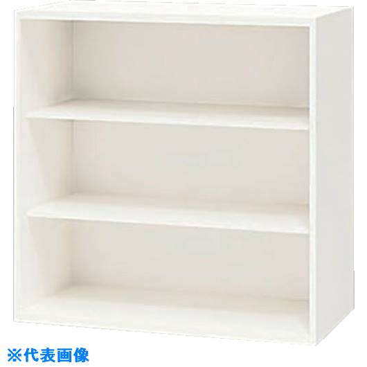 ■NAIKI 収納庫 CWS型 オープン書庫 W800×D400×H900 CWS0809NW(1241580)[送料別途お見積り][法人限定][外直送]