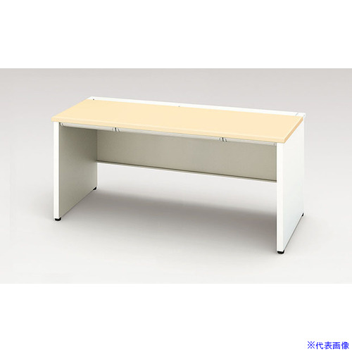 ■NAIKI 平デスク(パネル脚) XEHH型/天板:シルクウッド 本体:クリアーホワイト/W1600&times;D700&times;H720 XEHH167FPWS(1254001)[送料別途お見積り][法人限定][外直送]｜セミプロＤＩＹ店ファースト