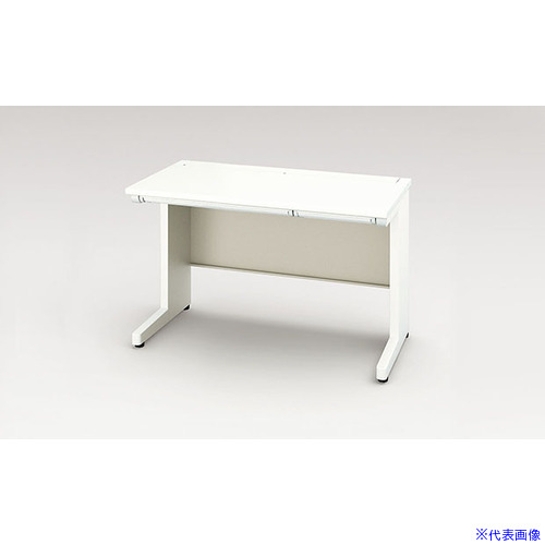 ■NAIKI 平デスク XEHH型/天板:ホワイト 本体:クリアーホワイト/W1200&times;D600&times;H720 XEHH126FWH(1256197)[送料別途お見積り][法人限定][外直送]｜セミプロＤＩＹ店ファースト