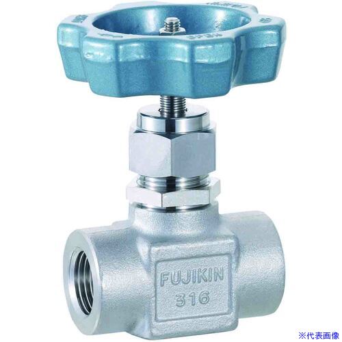 ■Fujikin SUS鋼製ニードルストップバルブUS127PBR US127PBR(1264368)|セミプロDIY店ファースト