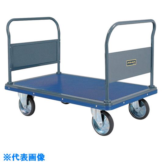 ■アイケー プレス製運搬車 両袖台車 503(1264704)[送料別途お見積り][法人限定][外直送]