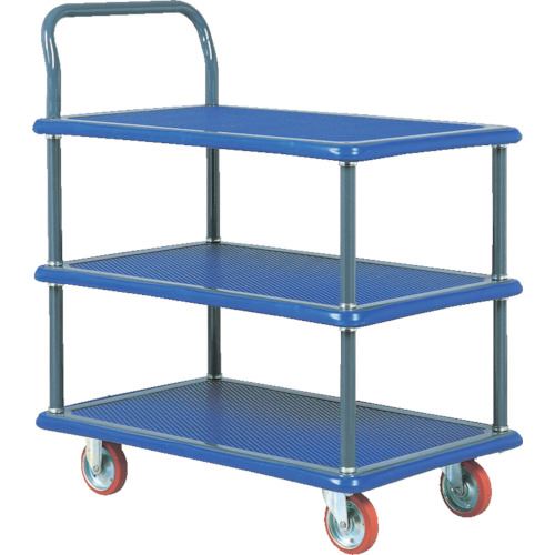 ■アイケー プレス製運搬車3段片袖型 105(1264748)[送料別途お見積り][法人限定][外直送]｜セミプロＤＩＹ店ファースト