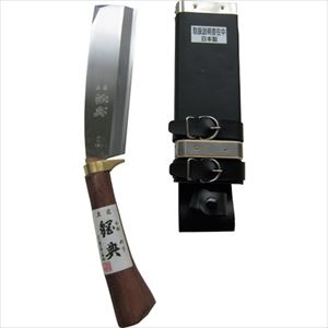 ■鋼典 最高級サヤナタ ツバ付コブ柄 完全包装 C21(1271274)[送料別途お見積り][法人限定][外直送]