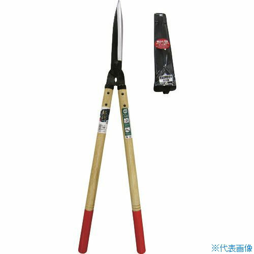 ■鋼典 調質 普通刈込 尺7赤塗り柄入 B23(1274414)[送料別途お見積り][法人限定][直送]