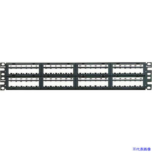 ■PANDUIT モジュラーパッチパネル枠 6ポートフェースプレートタイプ 48ポート 2U CPPL48M6BLY CPPL48M6BLY(1280413)｜セミプロＤＩＹ店ファースト