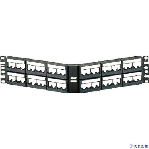 ■PANDUIT アングル型モジュラーパッチパネル枠 48ポート CPPLA48WBLY(1280439)[送料別途お見積り][法人限定][メーカー取寄]｜セミプロＤＩＹ店ファースト