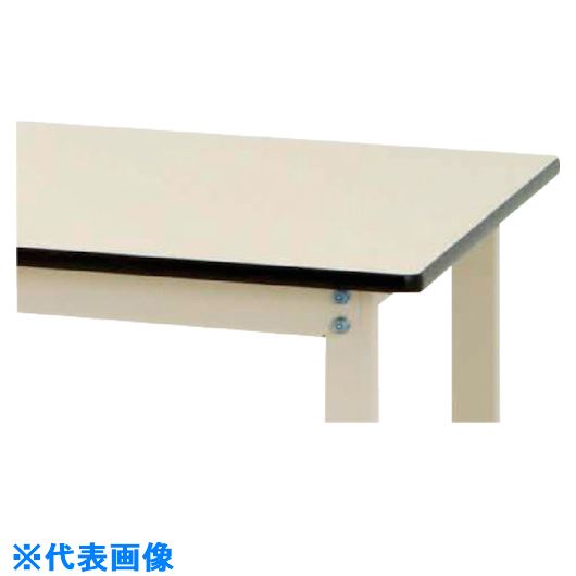 ■ヤマテック 軽量作業台 ワークテーブル300シリーズ 移動式 塩ビシート天板 W1500×D600×H740mm ヤマテックアイボリー SWRC1560II(1319780)[法人限定][外直送元]