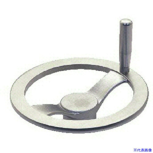 ■イマオ ハンドル ステンレスツースポークハンドル車(加工付) ハンドル径160mm STH160HN17(1322270)[送料別途お見積り][法人限定][掲外取寄]