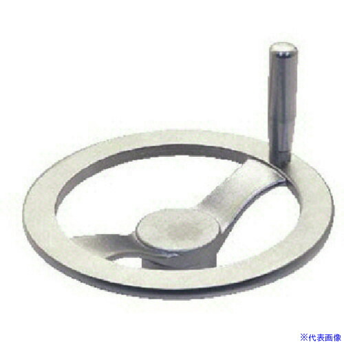 ■イマオ ハンドル ステンレスツースポークハンドル車(加工付) ハンドル径125mm STH125H12(1325378)[送料別途お見積り][法人限定][掲外取寄]