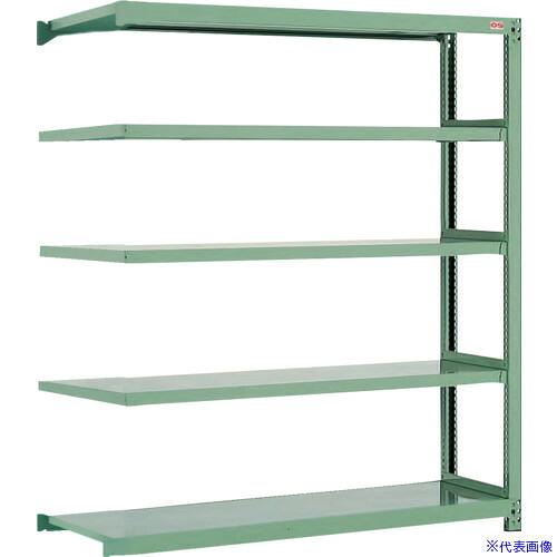 ■OS 中量物品棚(連結タイプ) 間口1800&times;奥行750&times;高さ1200mm S54644R(1343645)[法人限定][外直送元]｜セミプロＤＩＹ店ファースト