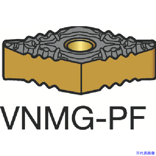 ■SANDVIK T－Max P 旋削用ネガ・チップ(110) 5015 VNMG160404PF(5015)(1349589)×10[送料別途お見積り][法人限定][掲外取寄]